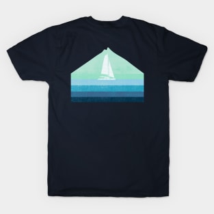 Sailing in the shades of blue T-Shirt